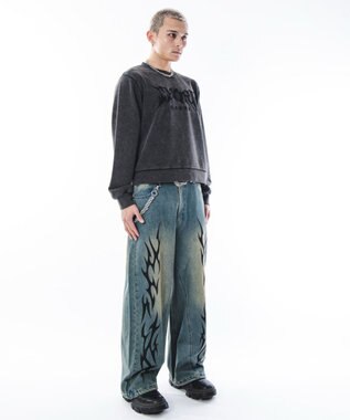 WEGO 【ユニセックス着用ITEM】コンパクトフィットロゴプルオーバー ブラックその他