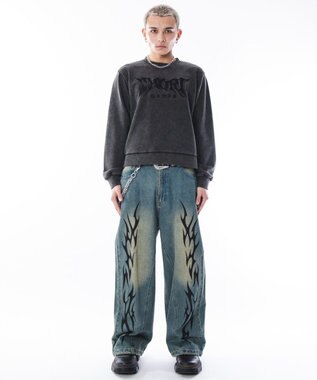 WEGO 【ユニセックス着用ITEM】コンパクトフィットロゴプルオーバー ブラックその他