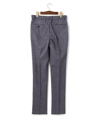 J.PRESS MEN 【ウォッシャブル可】コンフォートストレッチリネン スラックス ブルー系