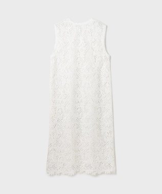 GRACE CONTINENTAL ケミカルレースストレートトップ ホワイト