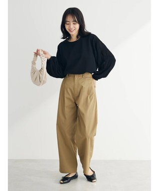 Green Parks ツータックチノパンツ Beige