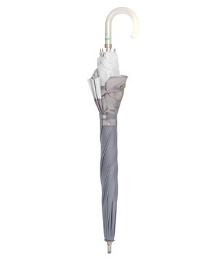 MOONBAT 【ランバン オン ブルー（LANVIN en Bleu）】晴雨兼用日傘　ビジューリボン スカイブルー