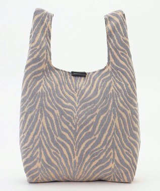 ICB 【新色追加・WEB限定カラーあり】2WAYエコバッグ 起毛ゼブラグレー系