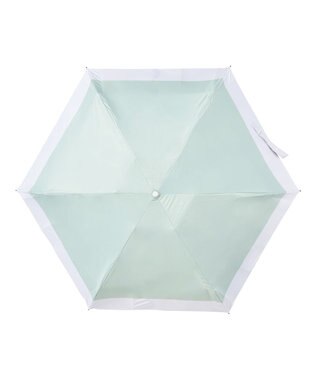 MOONBAT 【遮光100％】晴雨兼用 折りたたみ傘 コンパクト kowaza コワザ バイカラー ライトグリーン