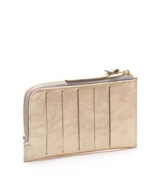 A.D.M.J. 【牛革】クラックメタル/イタリアンレザーオーガナイザーパース オロ　マット