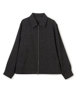 【HIGH GRADE LINE】カスリウールワッシャー　ジップアップブルゾン