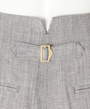 23区 【GOLD LABEL】ウールリネン ワイドパンツ グレー系