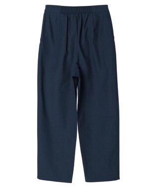 Green Parks 綿麻混タックテーパードパンツ Dark Navy