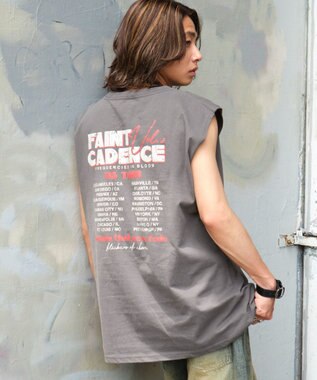 WEGO 【ユニセックス着用ITEM/MLサイズ展開】ヴィンテージライクグラフィックノースリーブ 柄13