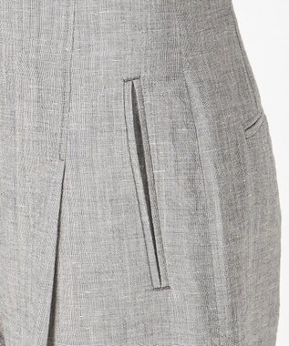 23区 【GOLD LABEL】ウールリネン ワイドパンツ グレー系