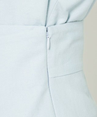 uncrave 【手洗い可】コットンリネンツイル スカート（uncrave WHITE） サックス