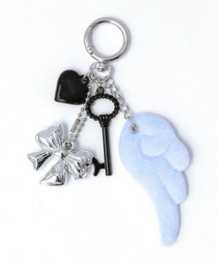 WEGO エンジェルウィングキーホルダー サックス