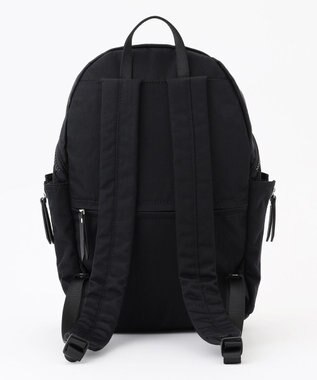 LA BAGAGERIE 【MONICA】サイドジップリュックサック ブラック