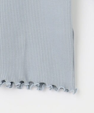 組曲 KIDS 【150-160㎝】リブリボン トップス サックスブルー系