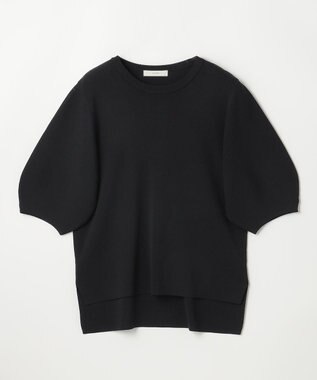 ANY パフスリーブニットプルオーバー ブラック