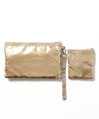 LeSportsac ZIP POUCH SET3/ヒトリップアラビアゴールド ヒトリップアラビアゴールド
