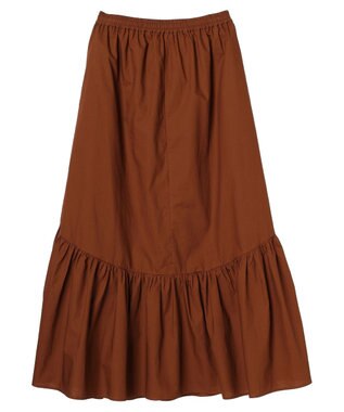 CRAFT STANDARD BOUTIQUE ティアードフレアスカート Brown