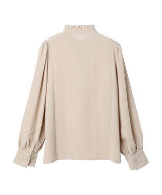 Green Parks ・ＥＬＥＮＣＡＲＥ　ＤＵＥ　イロイロ釦ピンタックブラウス Beige