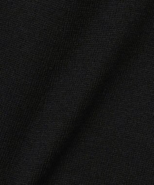 組曲 【加藤ローサさん着用】スキッパーニット ワンピース ブラック系