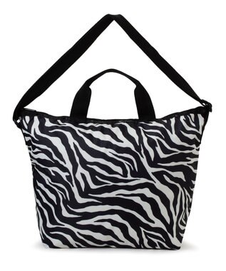 LeSportsac DELUXE EASY CARRY TOTE/クリームブラックゼブラ クリームブラックゼブラ