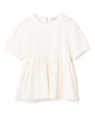 BEIGE， 【洗える】ACHILLEA / ペプラムバックファスナーブラウス