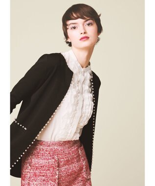 TOCCA CAMELOT TWEED スカート オールドローズ系