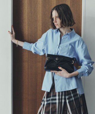 YECCA VECCA ベルトデザインチェーンバッグ Black