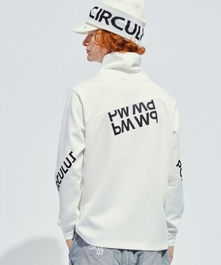 PW CIRCULUS 【防風/防寒】【MEN】オフタートルロングスリーブカットソー ホワイト系