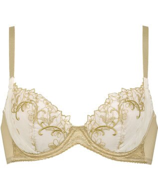 Wing 【エアリーソフトブラ】　ふんわりエアリーな着用感　脇から背中すっきり　ウイング／ワコール　KB2202 カラシ