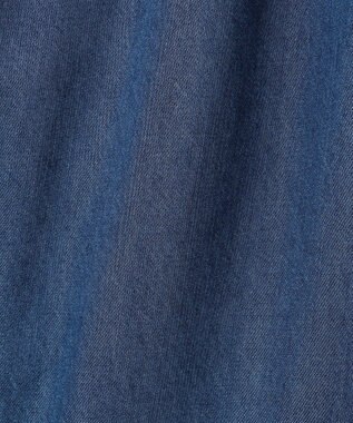 自由区 L 【カタログ掲載・洗える】テンセルデニムワイド パンツ インディゴ