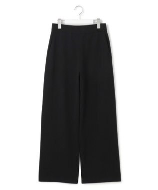 23区 S 【VERY9月号掲載/洗える/吊り干しOK】ヴィスコースストレッチ ワイド パンツ ブラック系