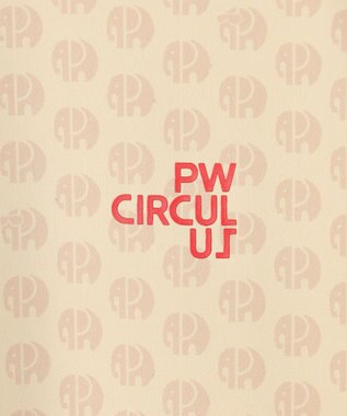 PW CIRCULUS 【WOMEN】エレファント ドットモックネック  ゴルフウェア レディース ベージュ系5