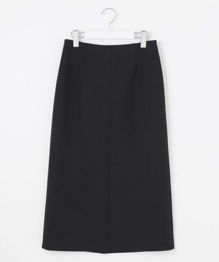 J.PRESS LADIES L 【WEB限定カラーあり・洗える】ダンボール ナロー スカート ブラック系