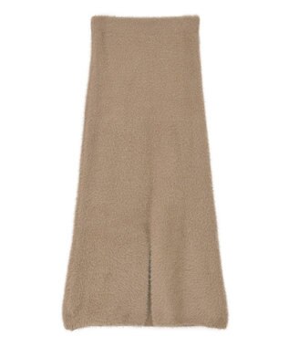 AMERICAN HOLIC シャギーニットナロースカート Brown