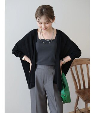 AMERICAN HOLIC ＵＶカットニュアンスニットカーディガン Black