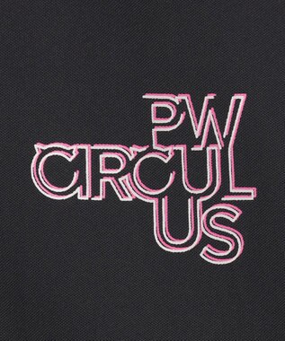PW CIRCULUS 【UV遮蔽率95.3% UVカット / 速乾 / ストレッチ】【WOMEN】PW NEW ベーシックポロ ゴルフウェア レディース ブラック系