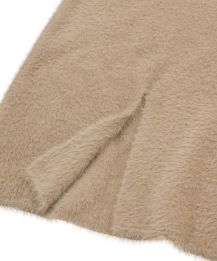 AMERICAN HOLIC シャギーニットナロースカート Brown