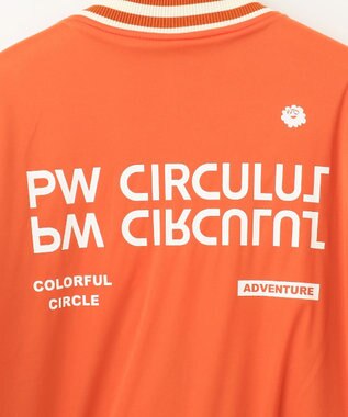 PW CIRCULUS 【WOMEN】【撥水/防風】リバーシブル ボア ジップアップ ブルゾン ベージュ×オレンジ