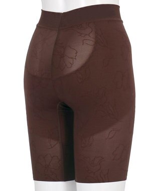 WACOAL ガードル ロング丈 高くヒップアップ 下腹部もすっきり ラクな着用感 レディース メッシュタイプ GRC426 /ワコール シナモンブラウン