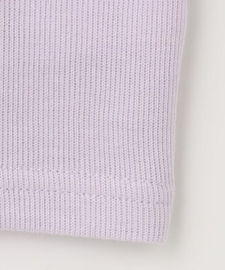 ANY KIDS スナップボタン リボン カーディガン ラベンダー