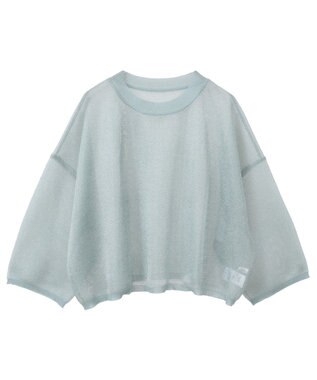 Green Parks ・ＥＬＥＮＣＡＲＥ　ＤＵＥ　ラメシアーニットプルオーバ Green