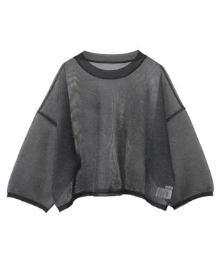 Green Parks ・ＥＬＥＮＣＡＲＥ　ＤＵＥ　ラメシアーニットプルオーバ Green