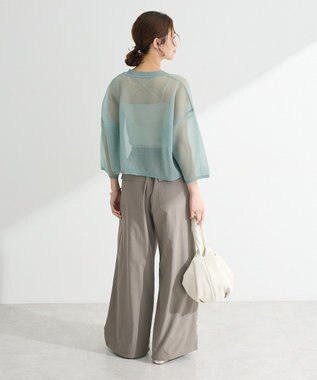 Green Parks ・ＥＬＥＮＣＡＲＥ　ＤＵＥ　ラメシアーニットプルオーバ Green