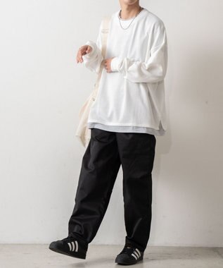 WEGO フェイクレイヤードプルオーバー ホワイトその他