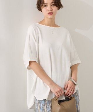 AMERICAN HOLIC 【接触冷感】スムースニュアンスロングプルオーバー Off White