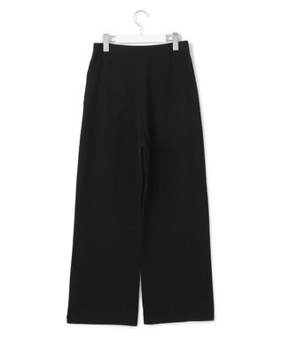 23区 【VERY9月号掲載/洗える/吊り干しOK】ヴィスコースストレッチ ワイド パンツ ブラック系