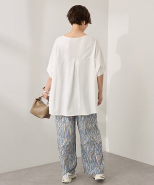 AMERICAN HOLIC 【接触冷感】スムースニュアンスロングプルオーバー Off White