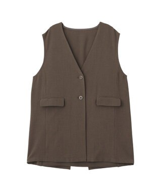 CRAFT STANDARD BOUTIQUE バックデザインジレ Dark Khaki