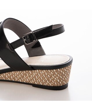 Riz raffinee <Riz raffinee>ウェッジサンダル ブラック