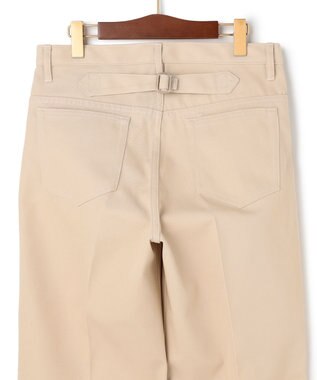 J.PRESS MEN 【J.PRESS ORIGINALS】T/C Drill 5 Pocket Piped Stem Pants / Japan Made アイボリー系